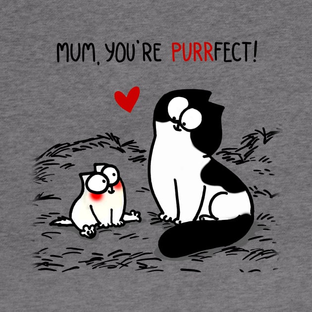 Mum You Are Purrfect Simons Cat, For Men Simons Cat You Purrfect Mommy by devanpm